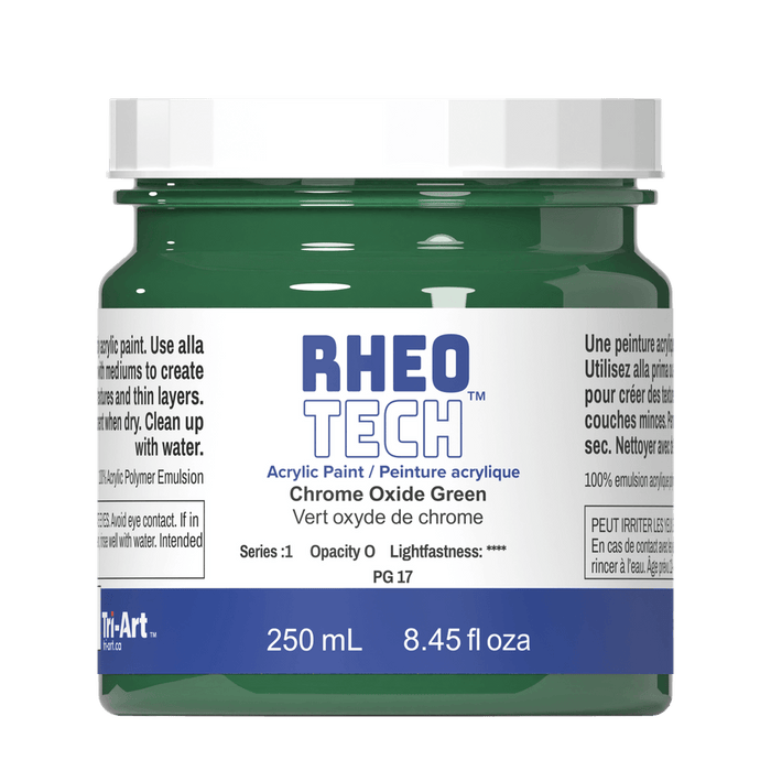 Rheotech Acrylic Chrome Oxide Green 250ml S1