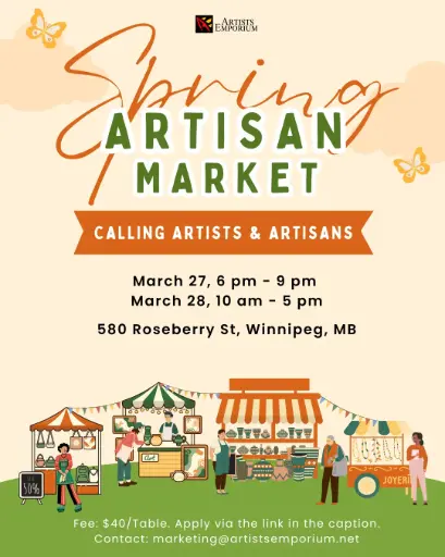 [SPRINGMARKET2026] Spring Artisan Market 2026 - Table Fee (For Selected Vendors Only)